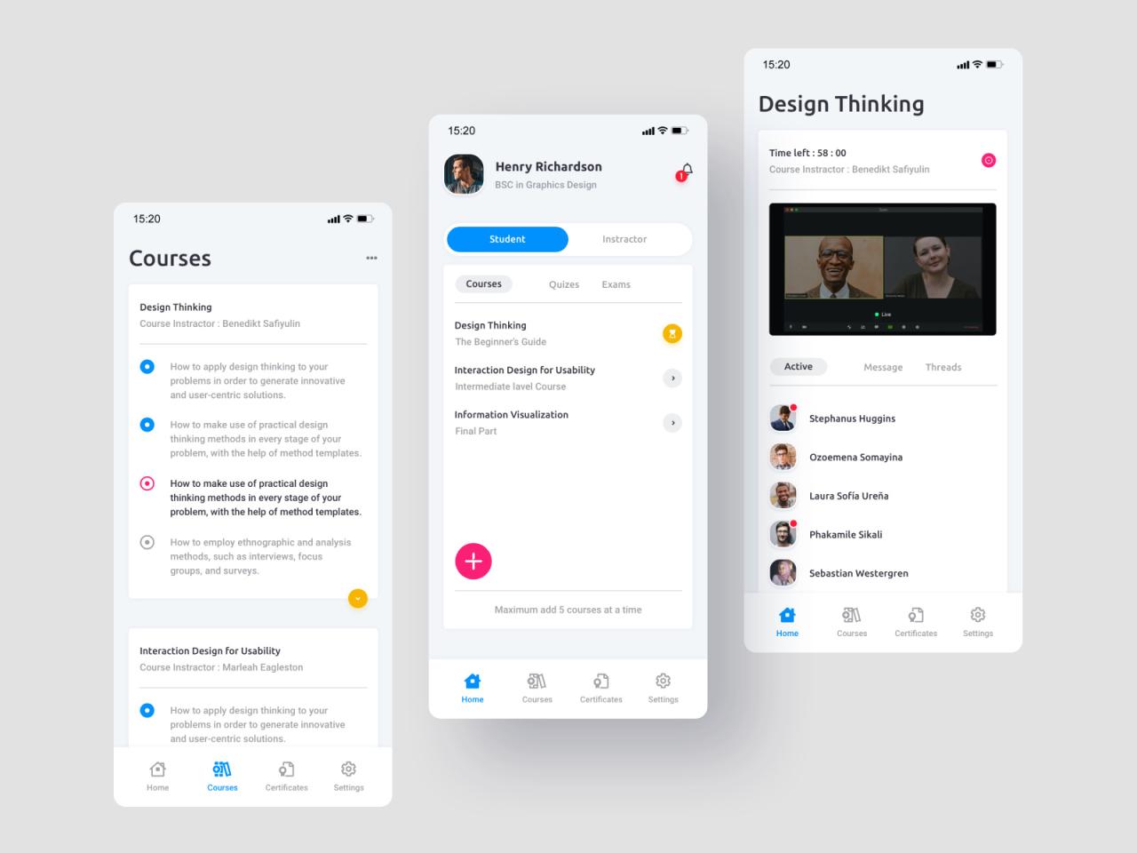 Online learning management platform