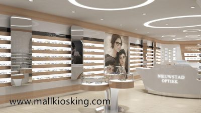 Fashionable optical exhibitor consisting