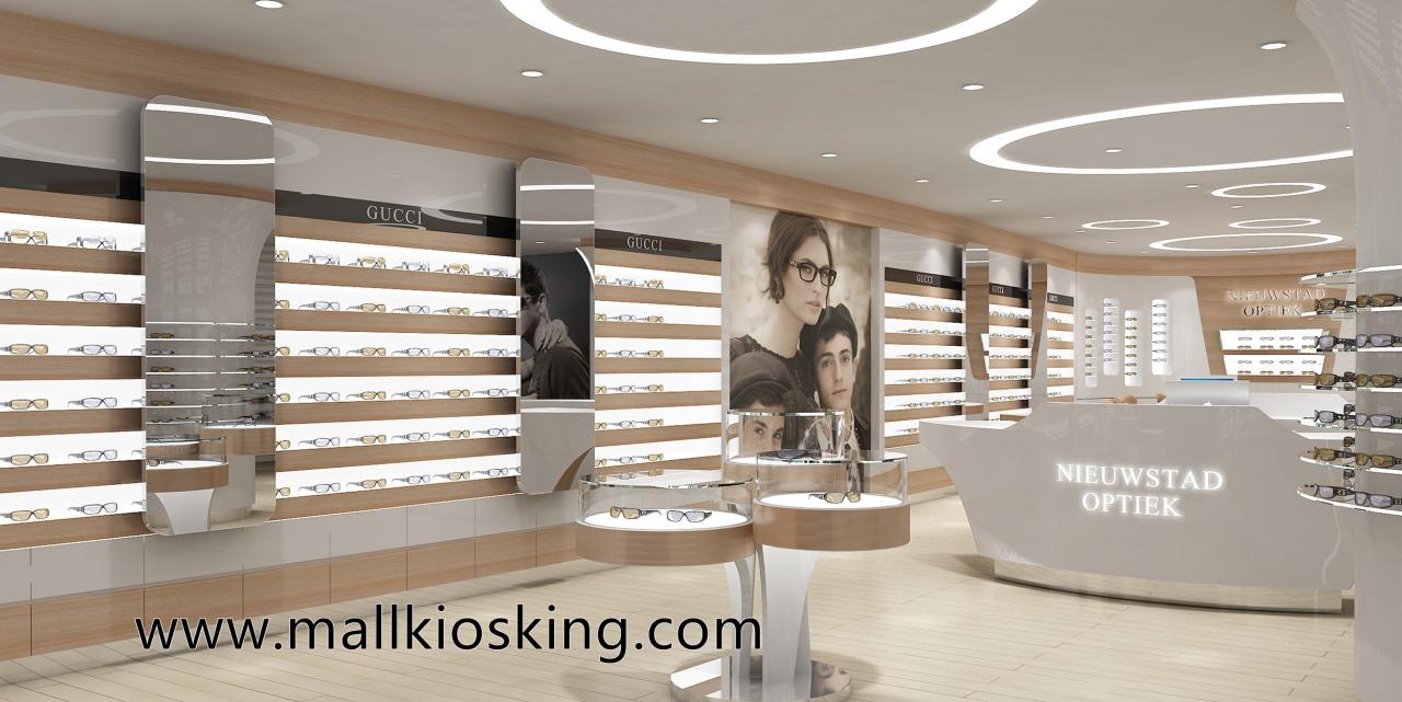 Fashionable optical exhibitor consisting