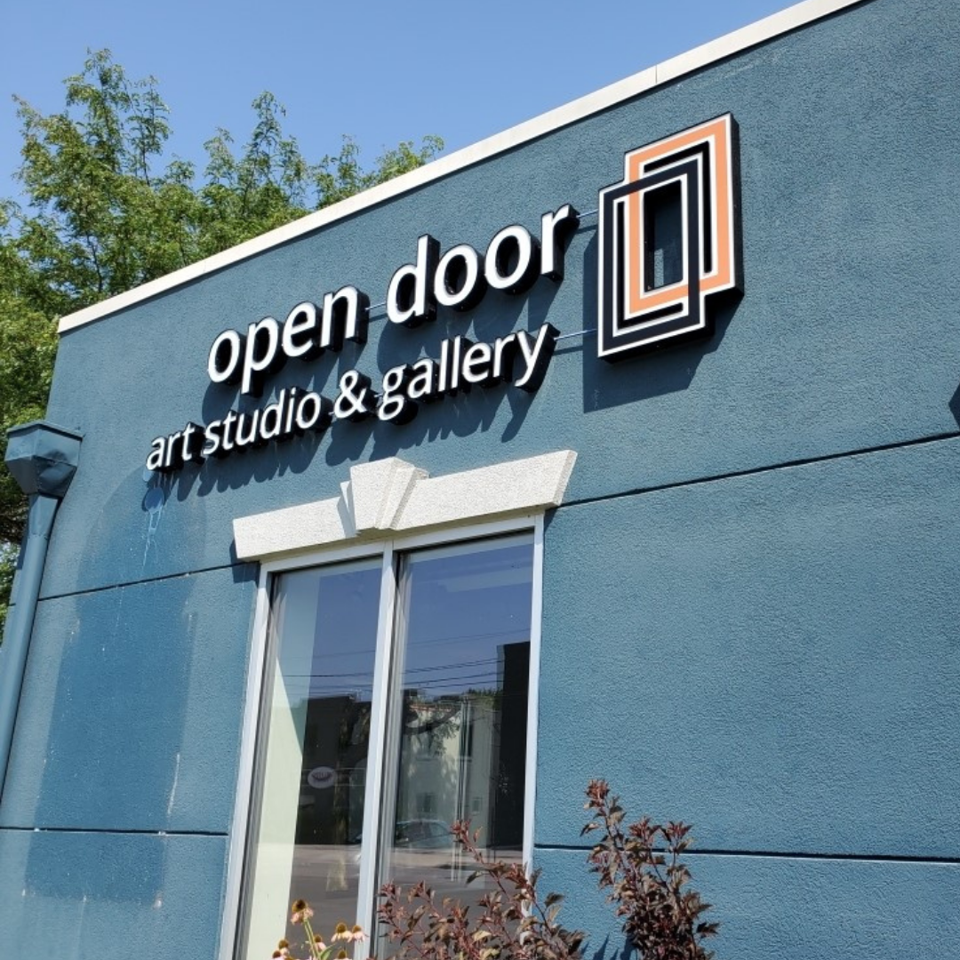 Open door art studio
