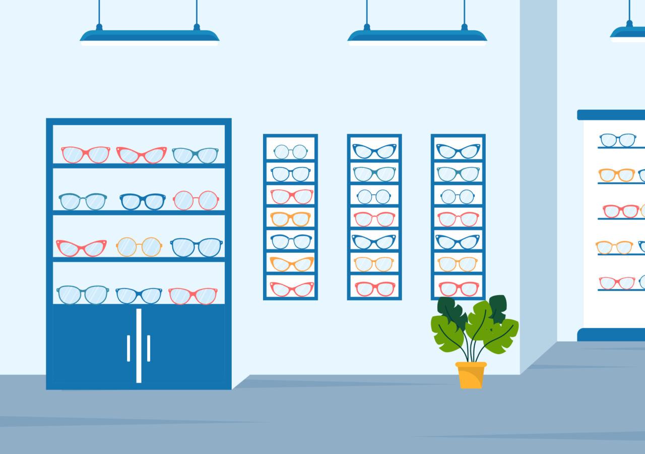 The glasses shop