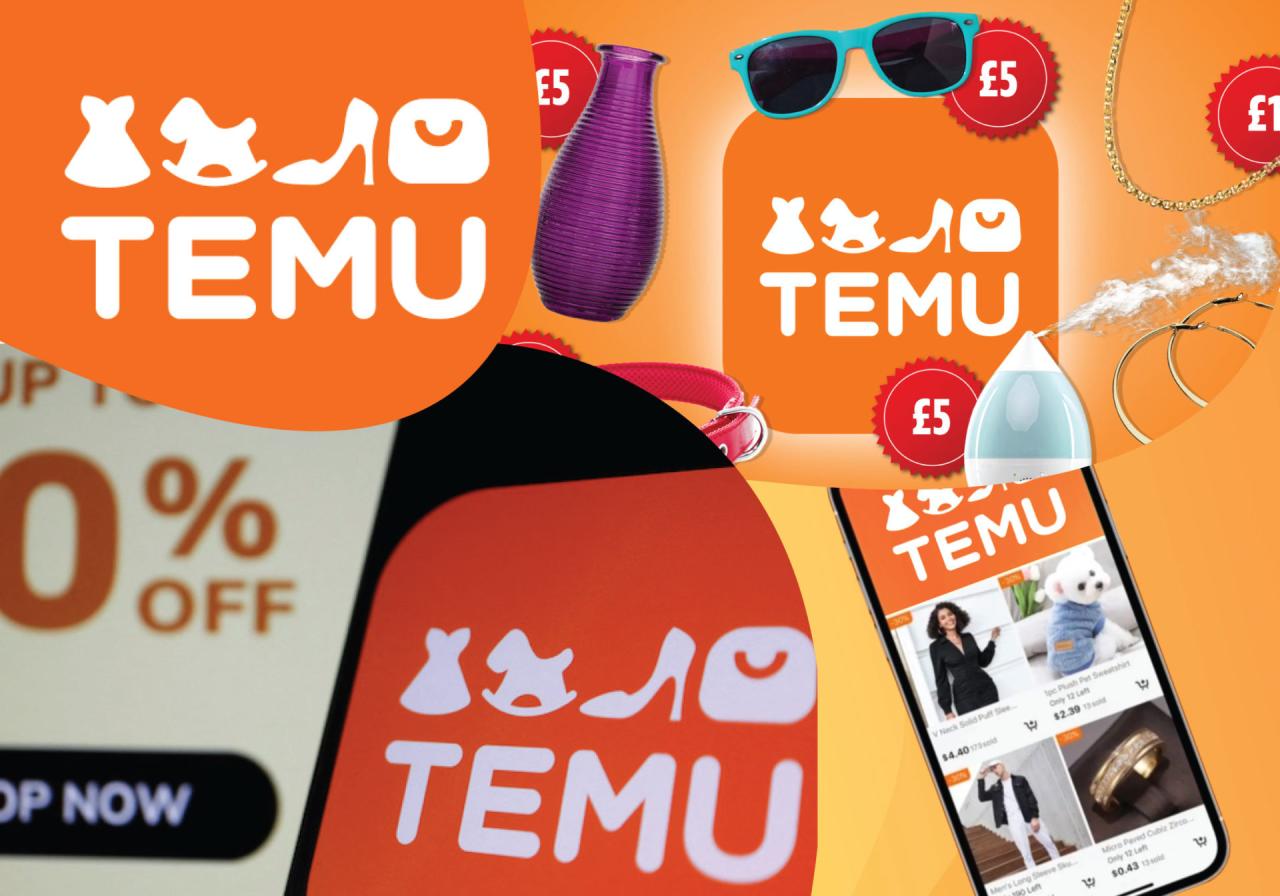 Temu online shopping